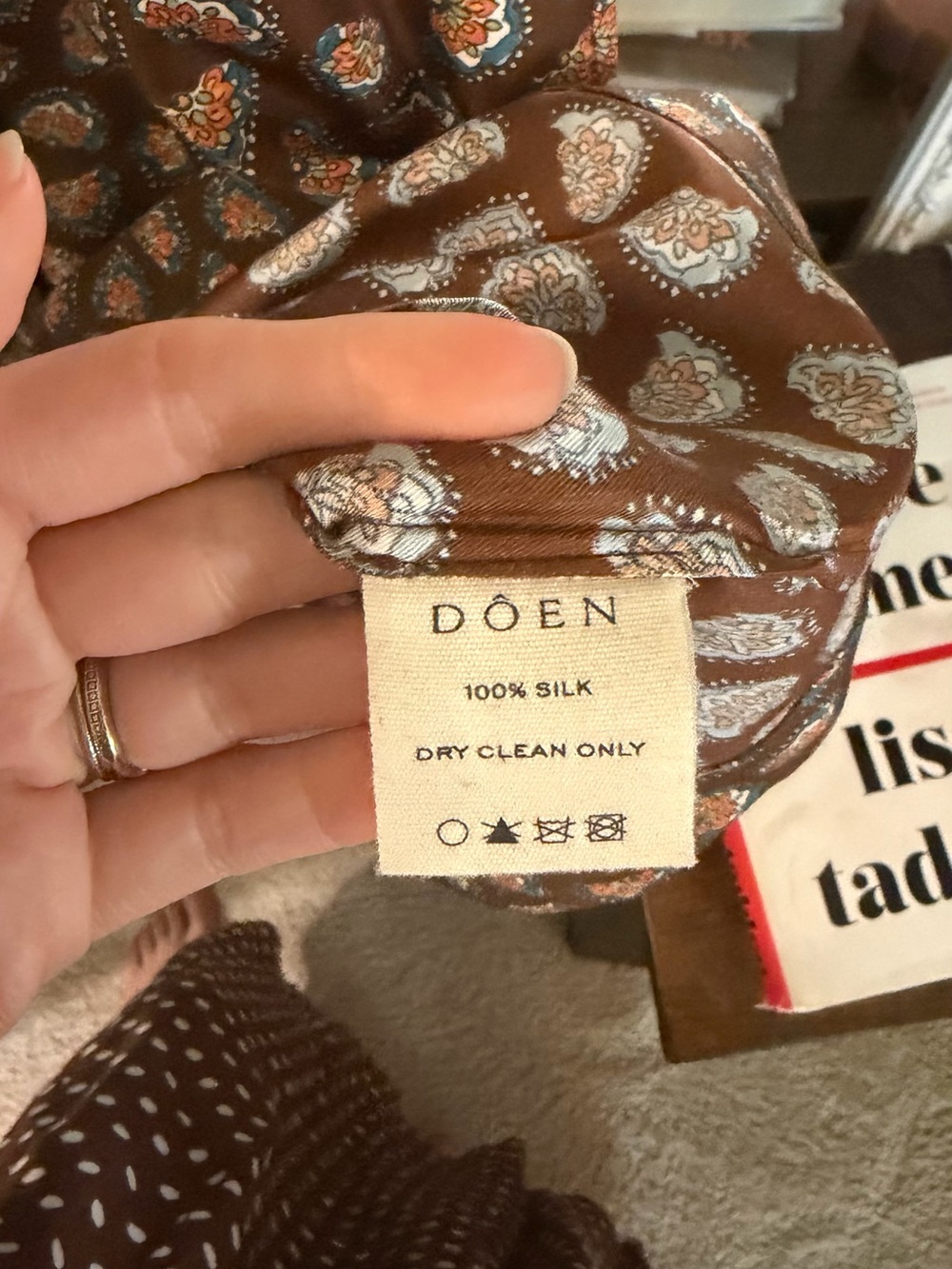 DOEN BROWN ALLENE DRESS - Picture 3 of 3